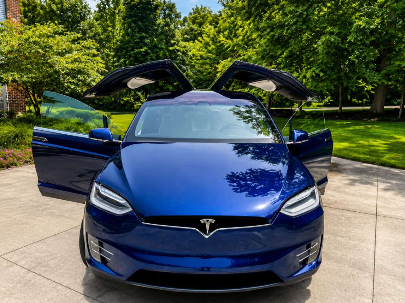Blue Tesla — Exterior Finish